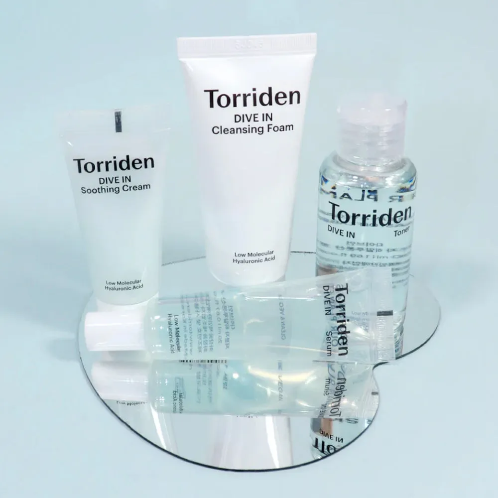 Доглядаючий набір мініатюр з гіалуроновою кислотою - Torriden Dive-In Trial Kit