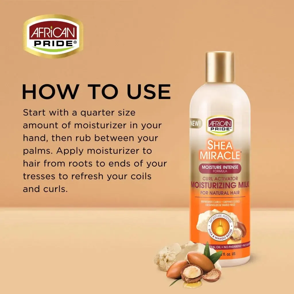 African Pride Shea Miracle Hair Moisturizing 355ml