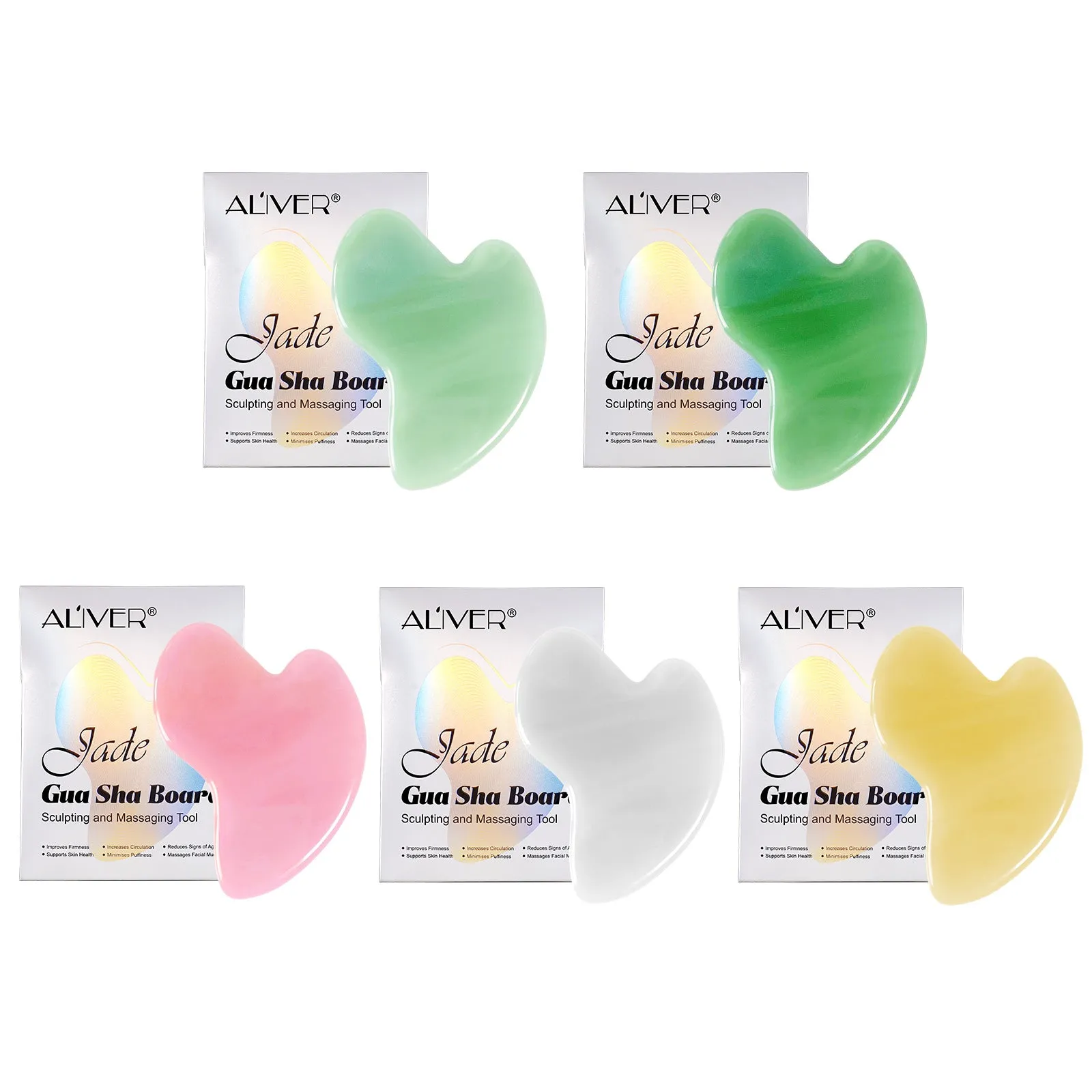 Aliver Gua Sha Tool - Green