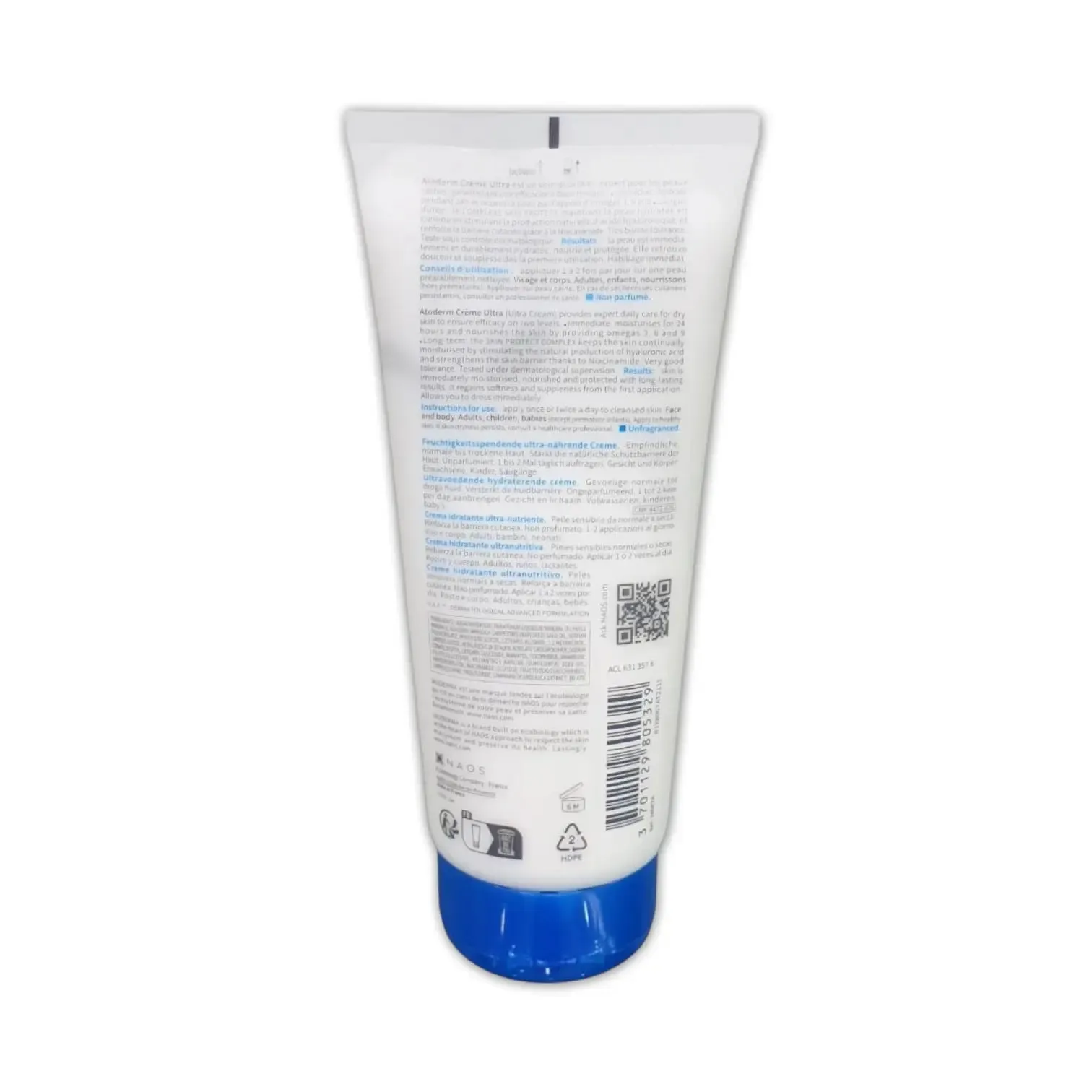 Bioderma Atoderm Ultra Nourishing Moisturizing Cream 200ml