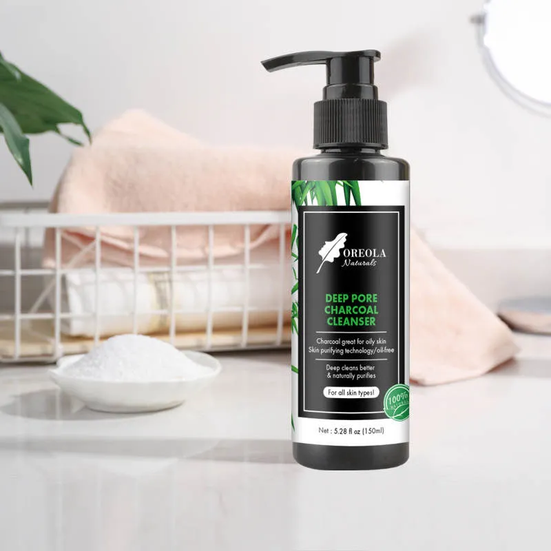 Deep Pore Charcoal Facial Wash Cleanser