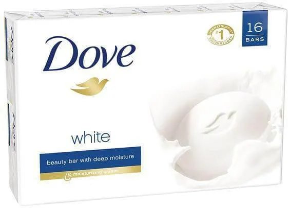 Dove White Moisturizing Cream Bar Soap (sold per piece)